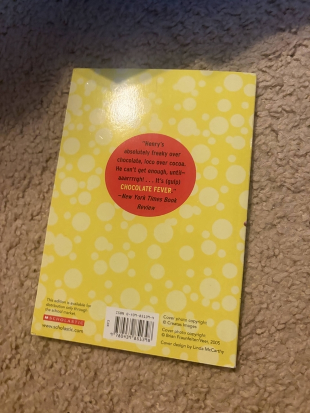 The Chocolate Fever By Robert Smith